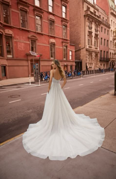 51588 Perlen-Traum Brautkleid im A-Linien Stil