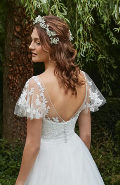 50949 Boho-Vintage Brautkleid