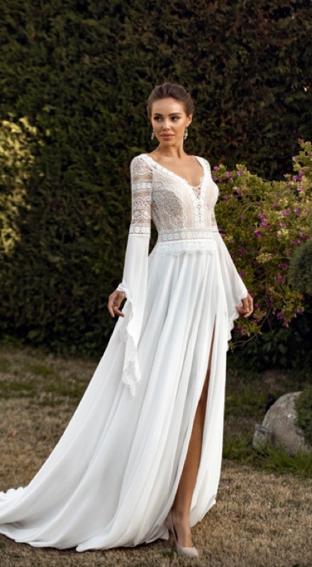 50629 Brautkleid im Boho-Stil 