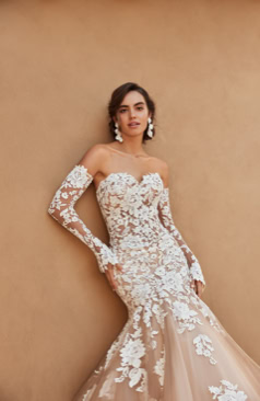 51674 Ein atemberaubendes Hochzeitskleid