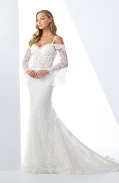 50564 Ein exklusives Hochzeitskleid im Fit-and-Flare Stil
