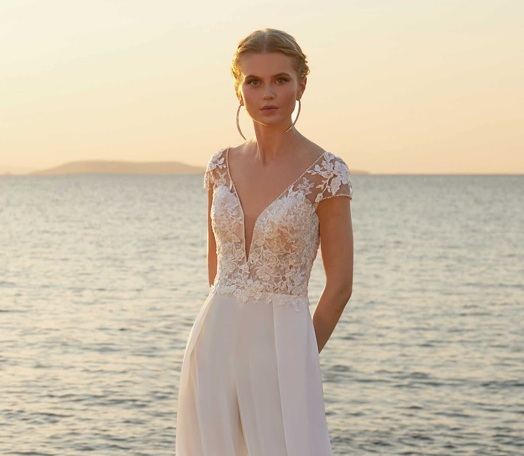51707 Feminin und luftig, dieser atemberaubende Chiffon-Overall