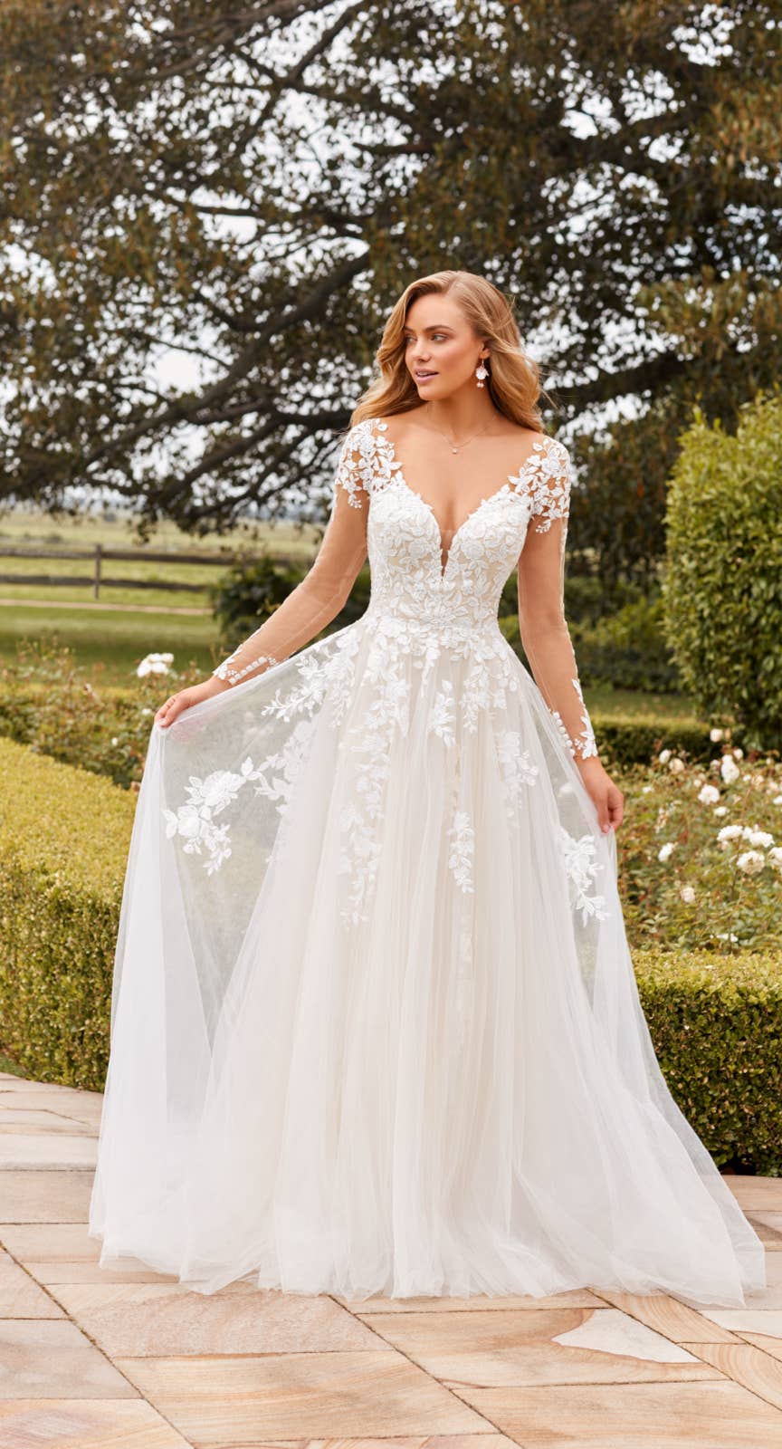 50999 Ein romantisches A-Linien Hochzeitskleid