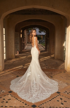 Brautkleid im Fit and Flare Stil