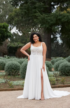 51555 Wow! Ein wundervolles Brautkleid im Boho/Vintage Stil.