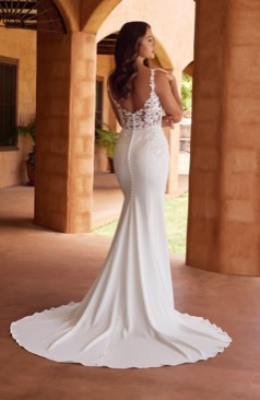 51722 Ein wunderbares Fit-and-Flare Hochzeitskleid 