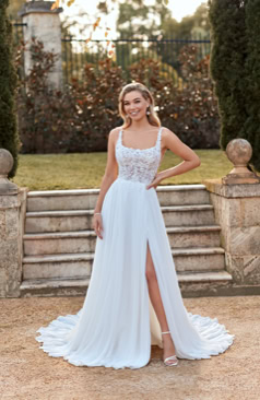 51555 Wow! Ein wundervolles Brautkleid im Boho/Vintage Stil.