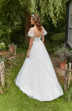 50949 Boho-Vintage Brautkleid