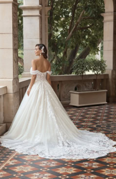 50836 Wundervolle ausgestellte A-Linie im Prinzessinnen-Stil