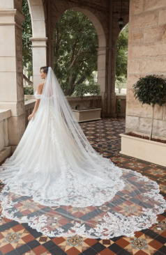 50836 Wundervolle ausgestellte A-Linie im Prinzessinnen-Stil