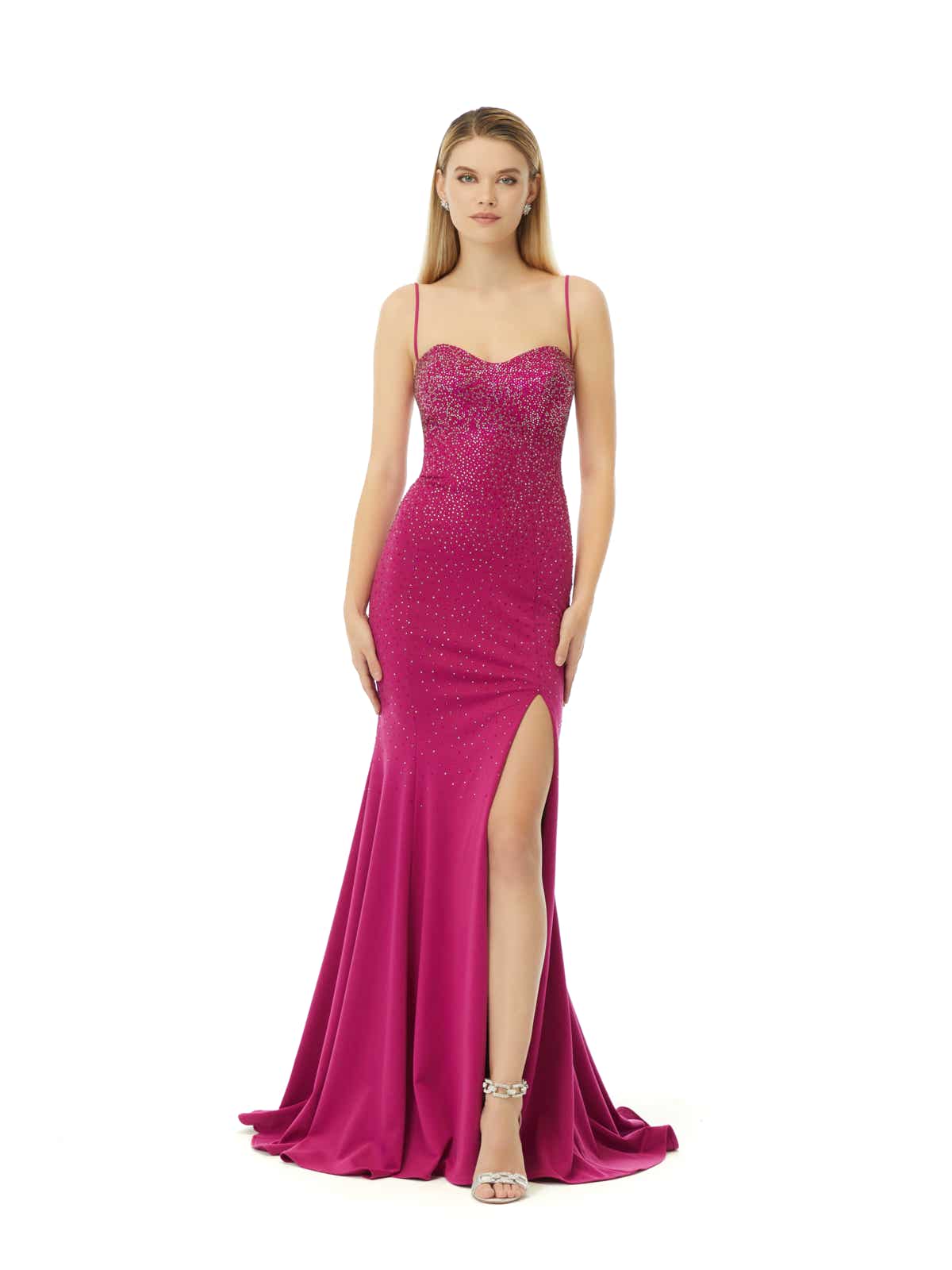 51620 Glitzer und Tüll - Eine wundervolle Kombination in einem Abendkleid.