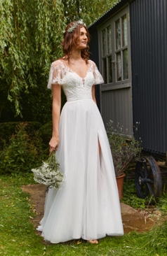 50949 Boho-Vintage Brautkleid
