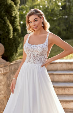 51555 Wow! Ein wundervolles Brautkleid im Boho/Vintage Stil.