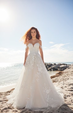 51720 Einfach ein traumhaft-schönes Brautkleid im A-Linien Stil